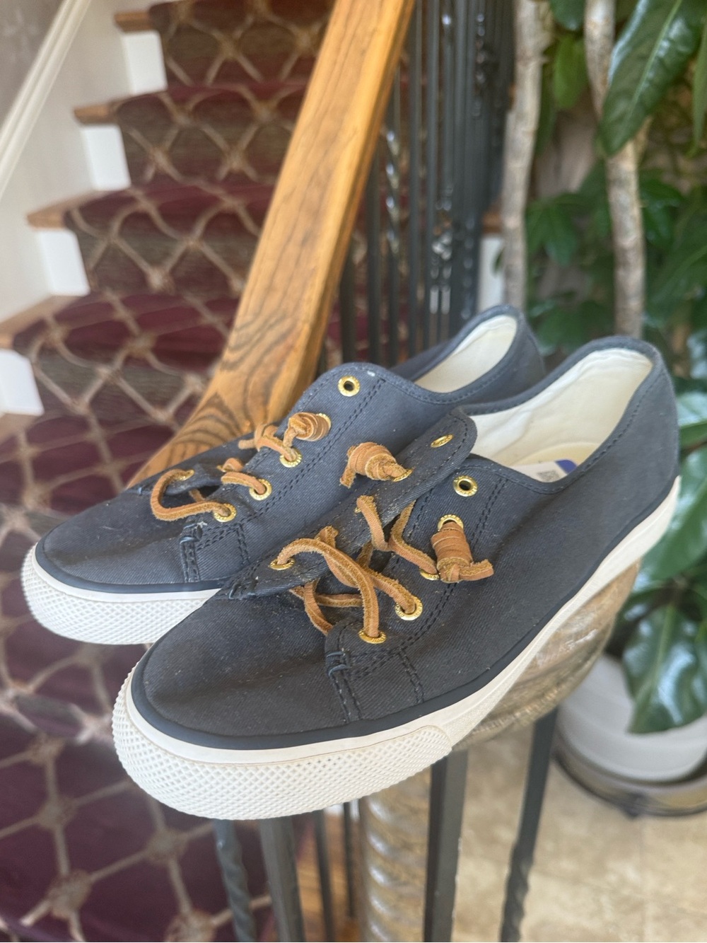 SPERRY ladies Top cider seacoast sneaker size 8 1/2 very good condition